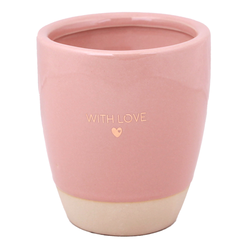 My Flame Lifestyle Soy candle in tea mug - With love - Green Tea Time