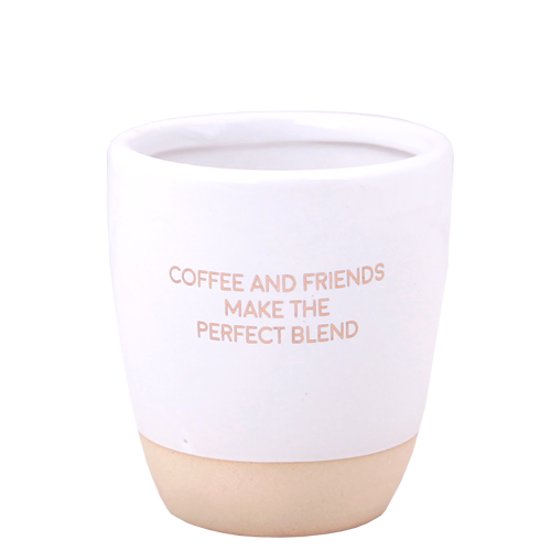My Flame Lifestyle Soy candle in coffee cup - Coffee & friends, make the perfect blend - Coffee Kissed Spice