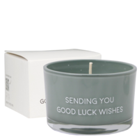 My Flame Lifestyle Soy candle -  Sending you good luck wishes - Jasmine luxe