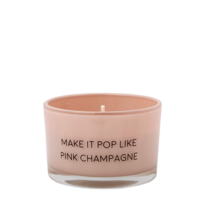 My Flame Lifestyle Soy candle -  Make it pop like pink champagne - Green Tea Time