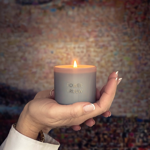 Candle with bracelet - Powervrouw - Amber's Secret My Flame Lifestyle Candle with bracelet - Powervrouw - Amber's Secret