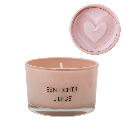 Soy candle -  Een lichtje liefde