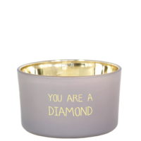My Flame Lifestyle Soy candle - You are a diamond - Amber's Secret