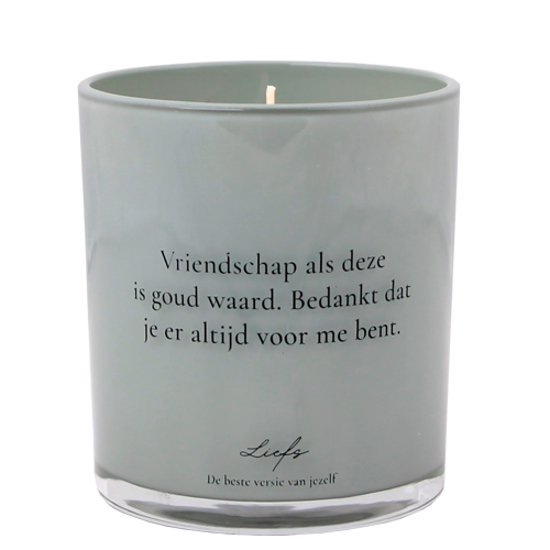 Soy candle - Vriendschap als deze is goud waard - Jasmine Luxe My Flame Lifestyle Soy candle - Vriendschap als deze is goud waard - Jasmine Luxe