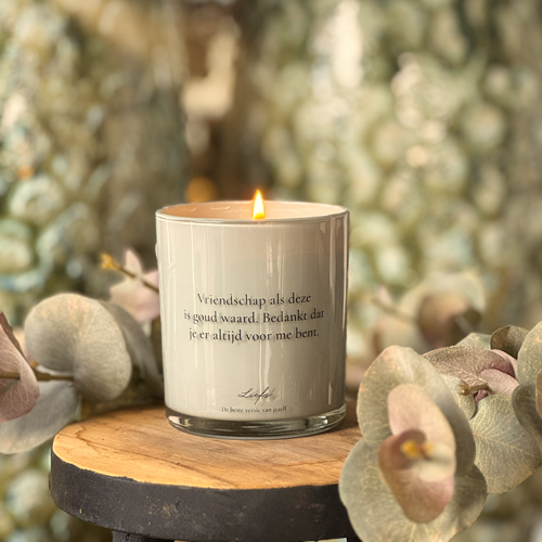 My Flame Lifestyle Sojakaars - Vriendschap als deze is goud waard - Jasmine Luxe