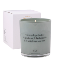 Soy candle - Vriendschap als deze is goud waard - Jasmine Luxe My Flame Lifestyle Soy candle - Vriendschap als deze is goud waard - Jasmine Luxe