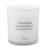 My Flame Lifestyle Soy candle - Neem een moment van rust - Fresh Cotton