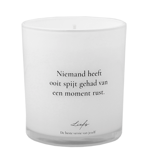 My Flame Lifestyle Soy candle - Neem een moment van rust - Fresh Cotton