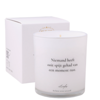 My Flame Lifestyle Soy candle - Neem een moment van rust - Fresh Cotton