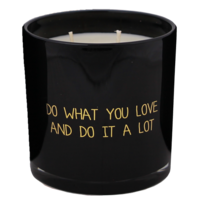 My Flame Lifestyle Soy candle - Do what you love and do it a lot - Warm Cashmere