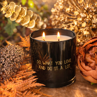 My Flame Lifestyle Soy candle - Do what you love and do it a lot - Warm Cashmere
