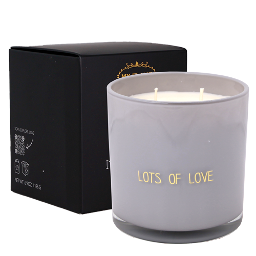 My Flame Lifestyle Soy candle - Lots of love - Amber's secret