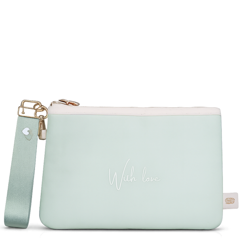 My Flame Lifestyle Toilet bag - With love - Green