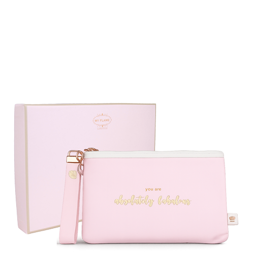 Toilet bag - You are absolutely fabulous - Pink My Flame Lifestyle Toilet bag - You are absolutely fabulous - Pink