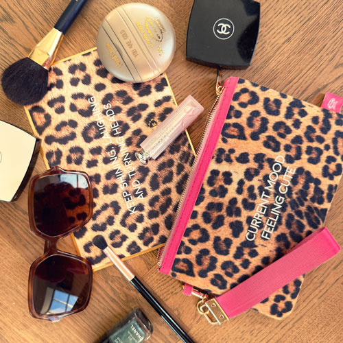 My Flame Lifestyle Toilet bag - Current mood: Feeling cute - Leopard