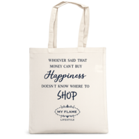 My Flame Lifestyle Canvas tas - Happiness