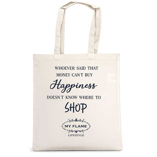 Canvas tas - Happiness
