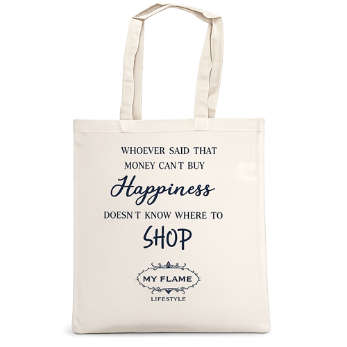 My Flame Lifestyle Canvas bag - Happiness
