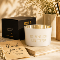 My Flame Lifestyle Soy candle - Jij bent echt een topper - Fresh Cotton