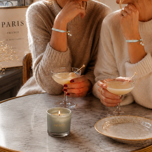 My Flame Lifestyle Candle with bracelet - Infinity - Minty Bamboo
