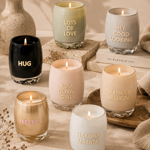 My Flame Lifestyle Sojakaars - Lots of love - minty bamboo