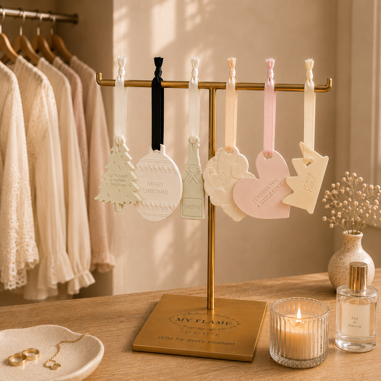 My Flame Lifestyle Geurhanger -Powervrouw - Silky tonka