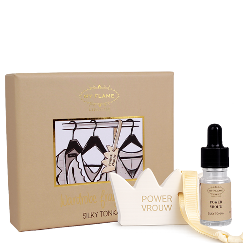 My Flame Lifestyle Geurhanger -Powervrouw - Silky tonka