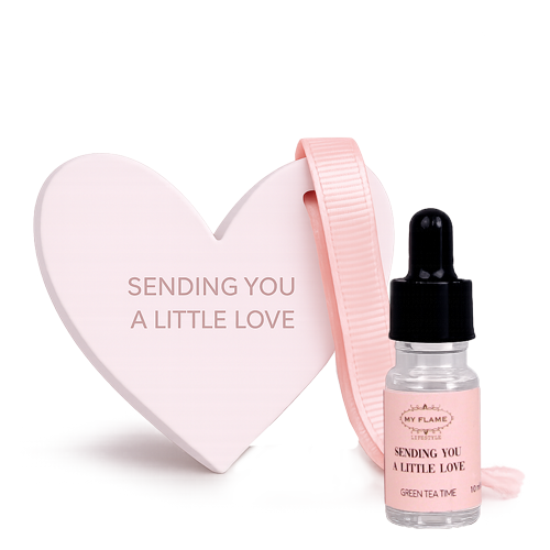 Scented hanger - Sending you a little love - Green tea time My Flame Lifestyle Scented hanger - Sending you a little love - Green tea time