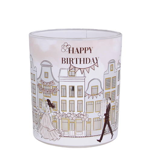 Led candle - Happy birthday