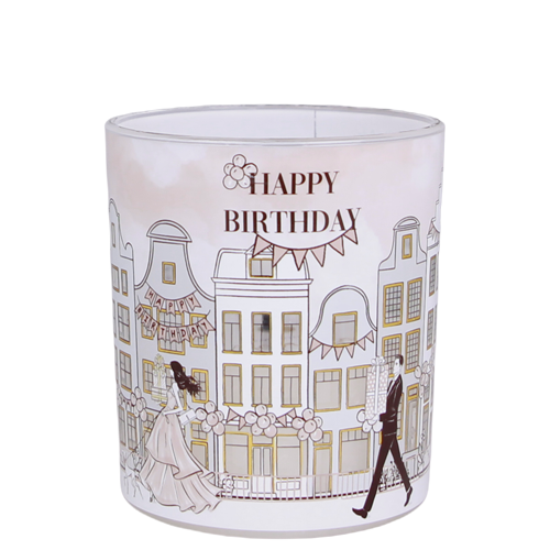 My Flame Lifestyle Led kaars- Happy birthday Led kaars- Happy birthday