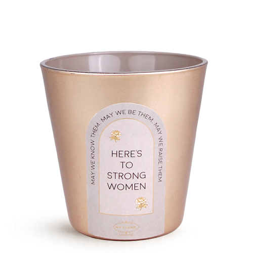My Flame Lifestyle Led vaas kaars - Here's to strong women Led vaas kaars - Here's to strong women