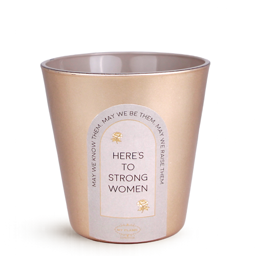 Led vase candle - Here's to strong women