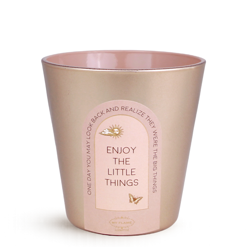 Led vase candle - Enjoy the little things