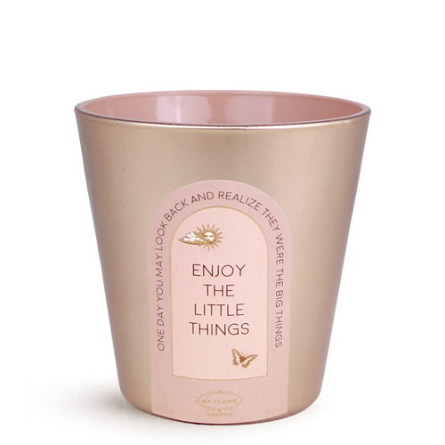 Led vaas kaars - Enjoy the little things My Flame Lifestyle Led vaas kaars - Enjoy the little things