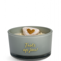 Soy candle - Trots op jou! - Geur: Jasmine luxe My Flame Lifestyle Soy candle - Trots op jou! - Geur: Jasmine luxe