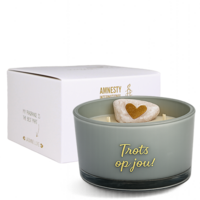 Soy candle - Trots op jou! - Geur: Jasmine luxe My Flame Lifestyle Soy candle - Trots op jou! - Geur: Jasmine luxe