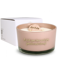 Sojakaars - I wish you love and joy, forever and always - Geur: Green tea time My Flame Lifestyle Sojakaars - I wish you love and joy, forever and always - Geur: Green tea time
