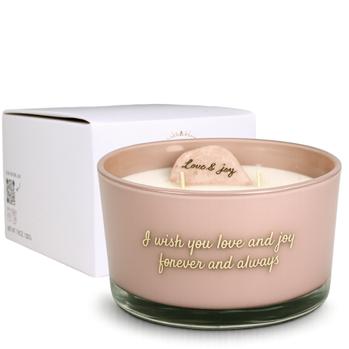 Sojakaars - I wish you love and joy, forever and always - Geur: Green tea time My Flame Lifestyle Sojakaars - I wish you love and joy, forever and always - Geur: Green tea time