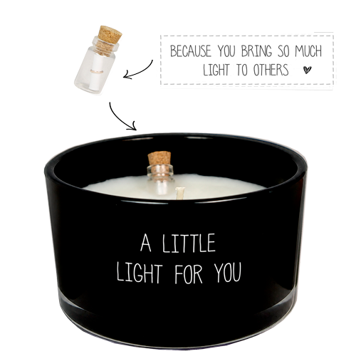 Flessenpost kaars - A little light for you