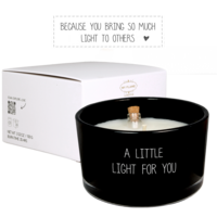 Flessenpost kaars - A little light for you - Warm Cashmere My Flame Lifestyle Flessenpost kaars - A little light for you - Warm Cashmere