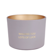 Soy candle - Wishing you lots of luck - Amnber;s Secret My Flame Lifestyle Soy candle - Wishing you lots of luck - Amnber;s Secret