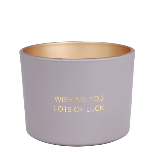 My Flame Lifestyle Soy candle - Wishing you lots of luck Soy candle - Wishing you lots of luck