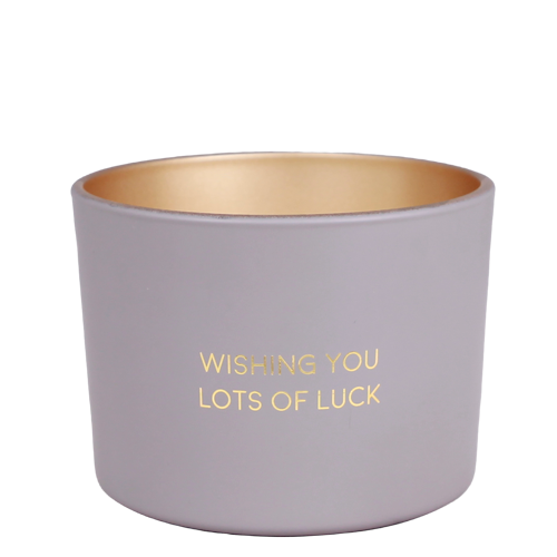 Soy candle - Wishing you lots of luck - Amnber;s Secret My Flame Lifestyle Soy candle - Wishing you lots of luck - Amnber;s Secret