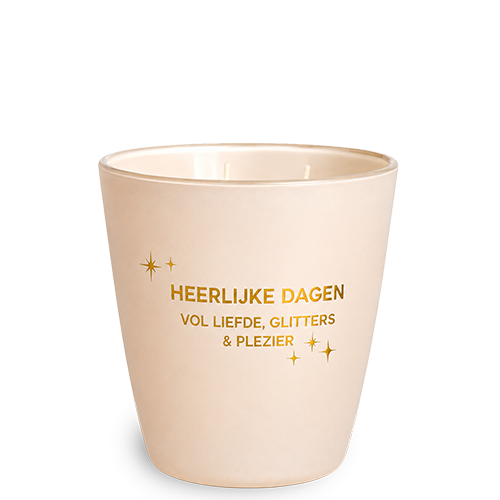 My Flame Lifestyle Led vase candle - Heerlijke dagen vol liefde, glitters & plezier Led vase candle - Heerlijke dagen vol liefde, glitters & plezier