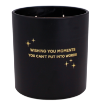 Soy candle - Wishing you moments you can't put into words - Winter wood My Flame Lifestyle Soy candle - Wishing you moments you can't put into words - Winter wood