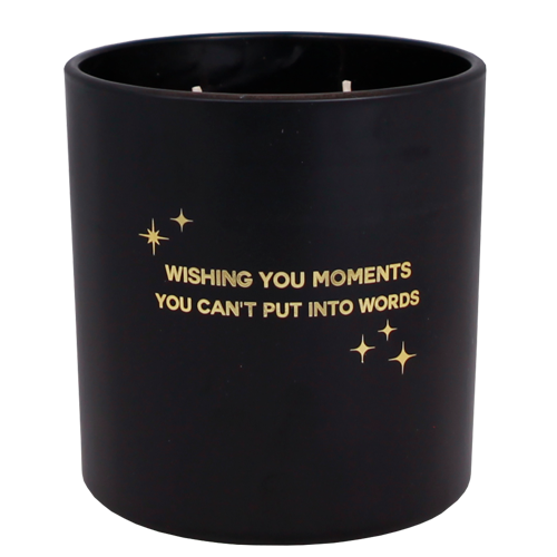 Soy candle - Wishing you moments you can't put into words - Winter wood My Flame Lifestyle Soy candle - Wishing you moments you can't put into words - Winter wood