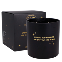 Soy candle - Wishing you moments you can't put into words - Winter wood My Flame Lifestyle Soy candle - Wishing you moments you can't put into words - Winter wood