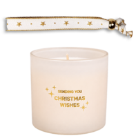 Soy candle with bracelet - Sending you christmas wishes - Winter wood My Flame Lifestyle Soy candle with bracelet - Sending you christmas wishes - Winter wood