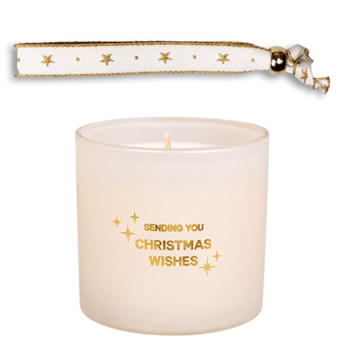 Soy candle with bracelet - Sending you christmas wishes - Winter wood My Flame Lifestyle Soy candle with bracelet - Sending you christmas wishes - Winter wood