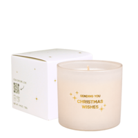 Soy candle with bracelet - Sending you christmas wishes - Winter wood My Flame Lifestyle Soy candle with bracelet - Sending you christmas wishes - Winter wood